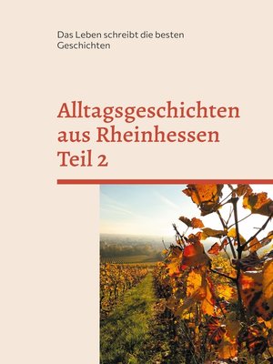 cover image of Alltagsgeschichten aus Rheinhessen Teil 2